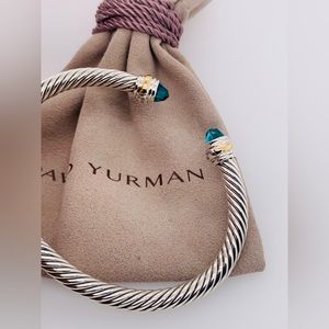 🦋🦋David Yurman Blue Topaz Cuff Bracelet 💧